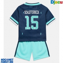 Njemačka Nico Schlotterbeck #15 Gostujuci Dres za djecu SP 2026 Kratak Rukav (+ Kratke hlače)